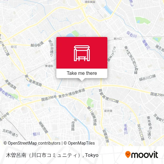 木曽呂南（川口市コミュニティ） map