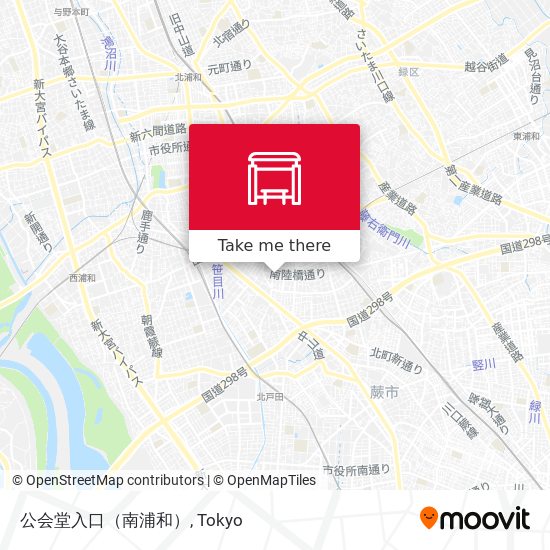 公会堂入口（南浦和） map