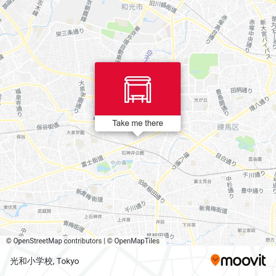 光和小学校 map