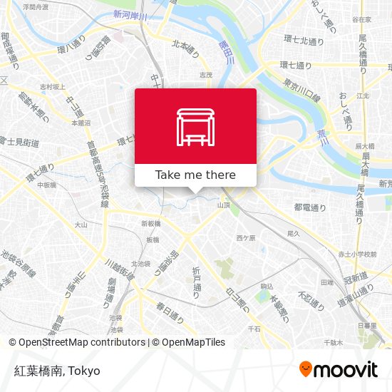 紅葉橋南 map