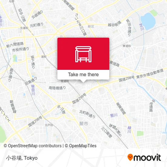 小谷場 map