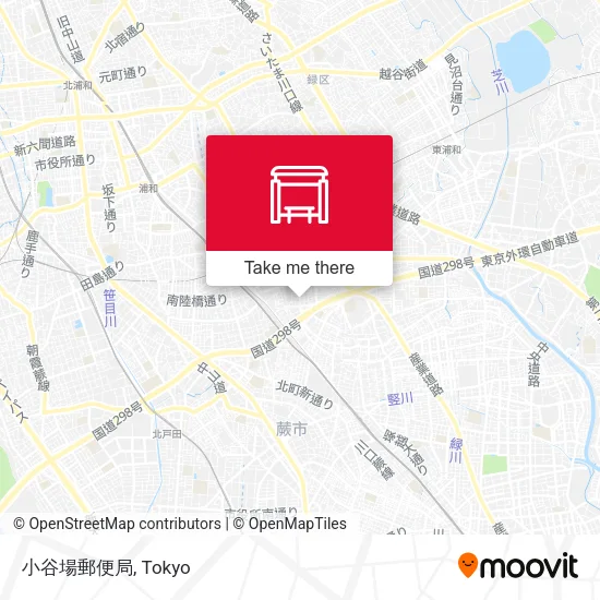 小谷場郵便局 map
