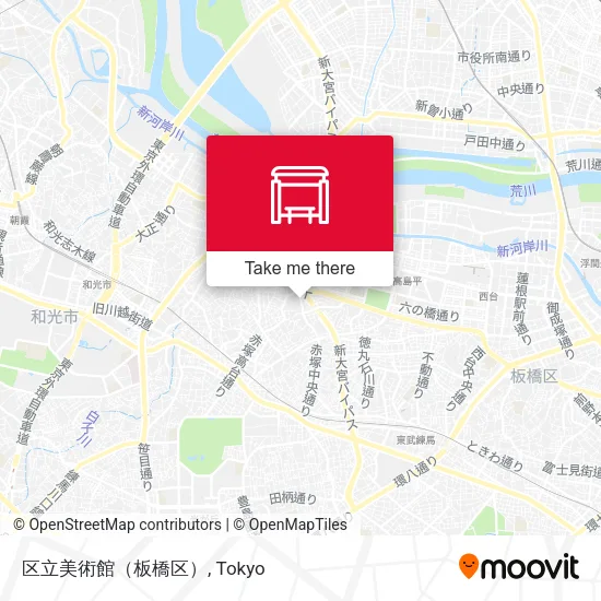 区立美術館（板橋区） map