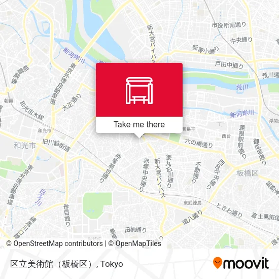 区立美術館（板橋区） map