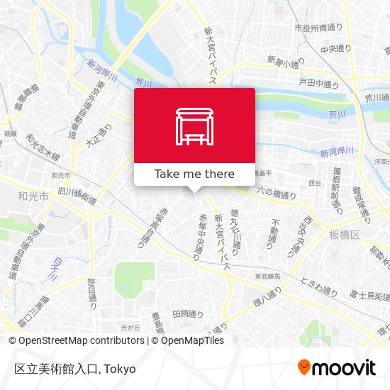 区立美術館入口 map
