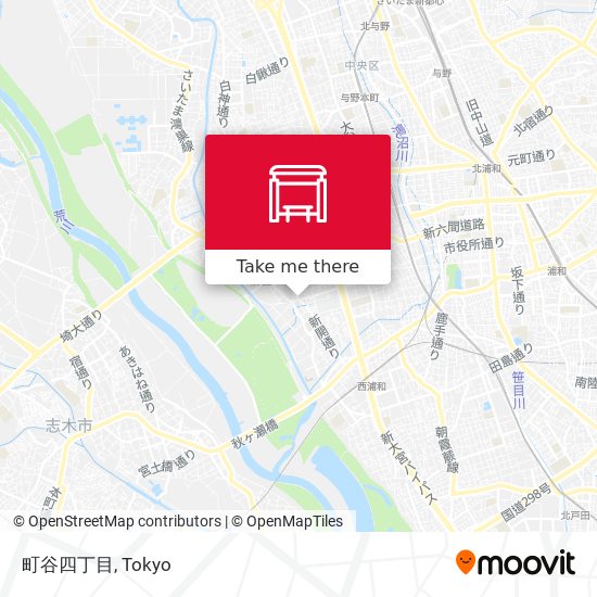町谷四丁目 map