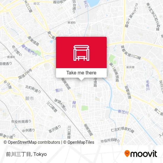 前川三丁目 map