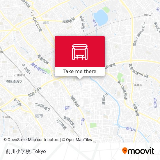 前川小学校 map