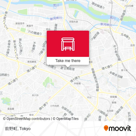 前野町 map