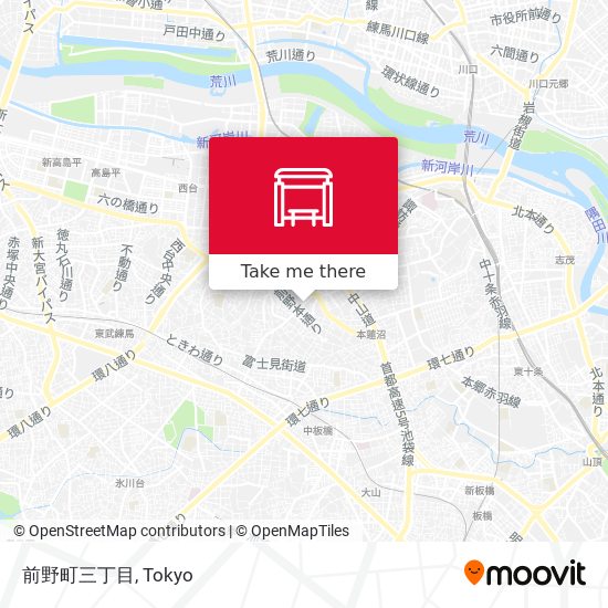 前野町三丁目 map