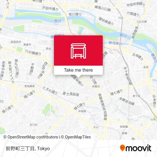 Maeno-cho 3-chome map