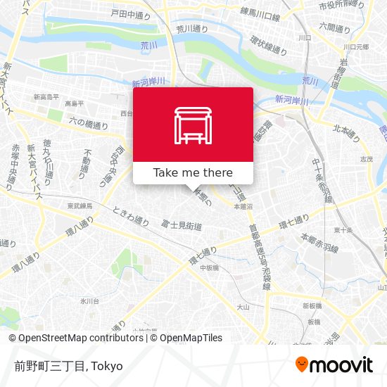 前野町三丁目 map