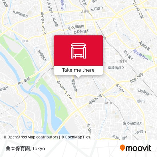 曲本保育園 map