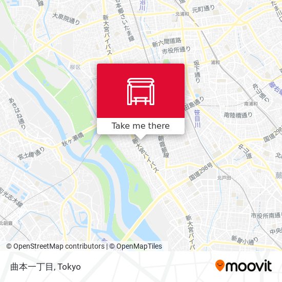 曲本一丁目 map
