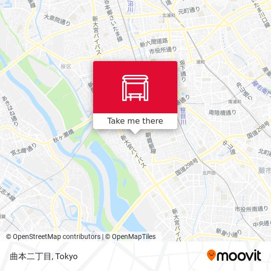曲本二丁目 map
