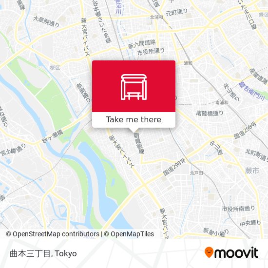 曲本三丁目 map