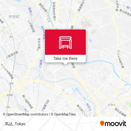 馬込 map