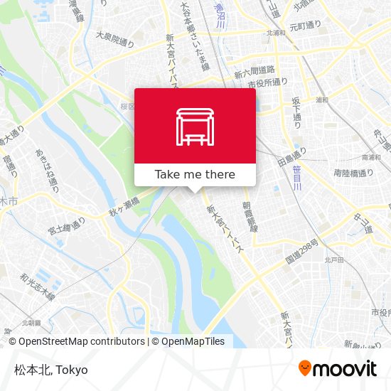 松本北 map