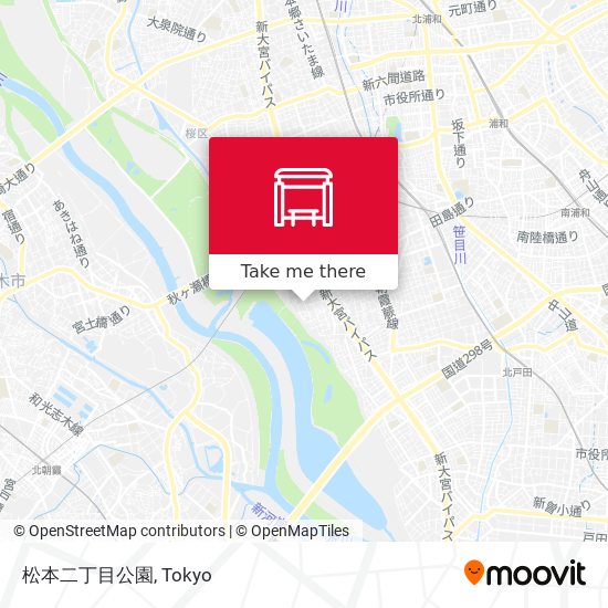 松本二丁目公園 map