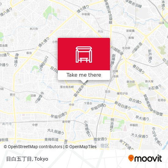 目白五丁目 map