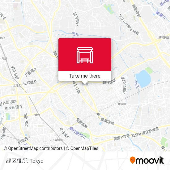 緑区役所 map