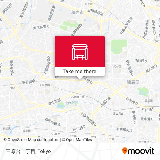 三原台一丁目 map