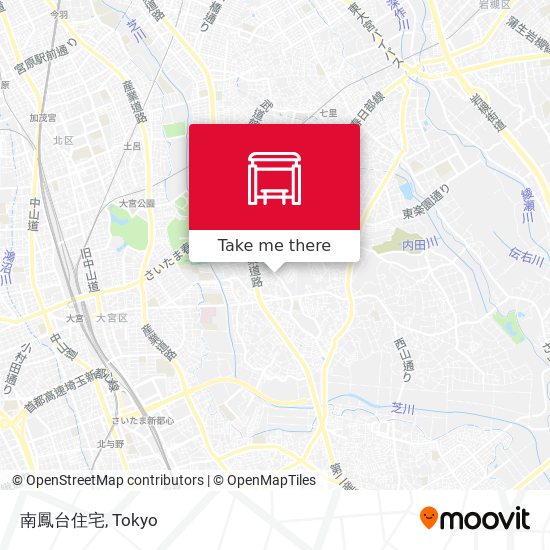 南鳳台住宅 map