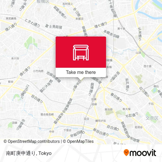 南町庚申通り map
