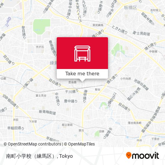 南町小学校（練馬区） map