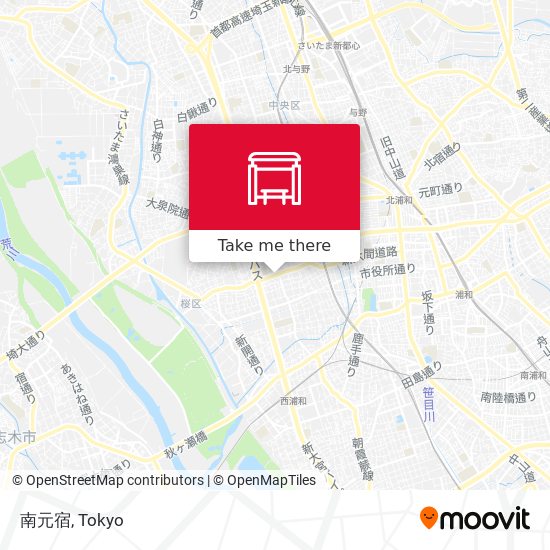 南元宿 map