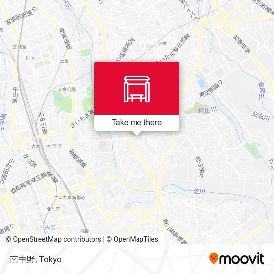 南中野 map