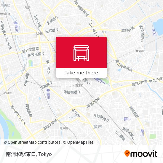 南浦和駅東口 map