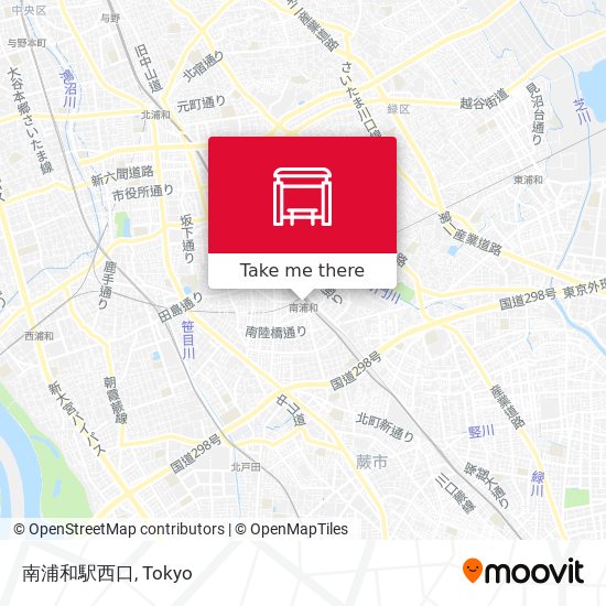 南浦和駅西口 map