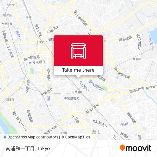南浦和一丁目 map