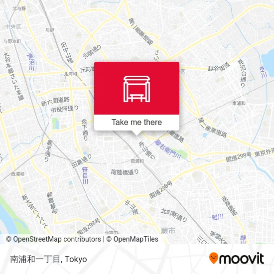 南浦和一丁目 map