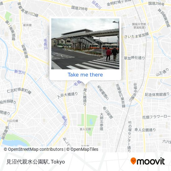 見沼代親水公園駅 map