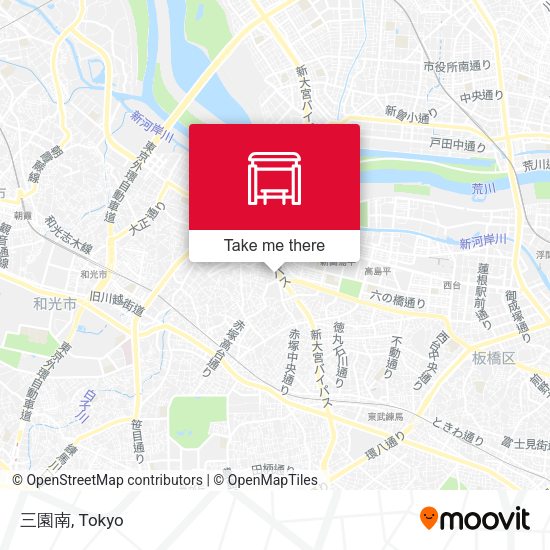 三園南 map