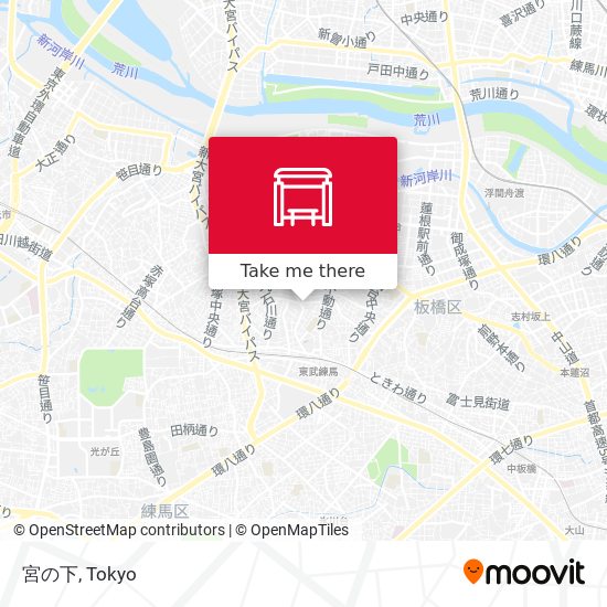宮の下 map