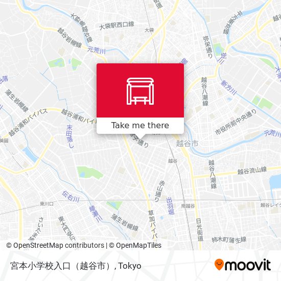 宮本小学校入口（越谷市） map