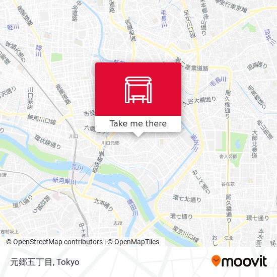 元郷五丁目 map