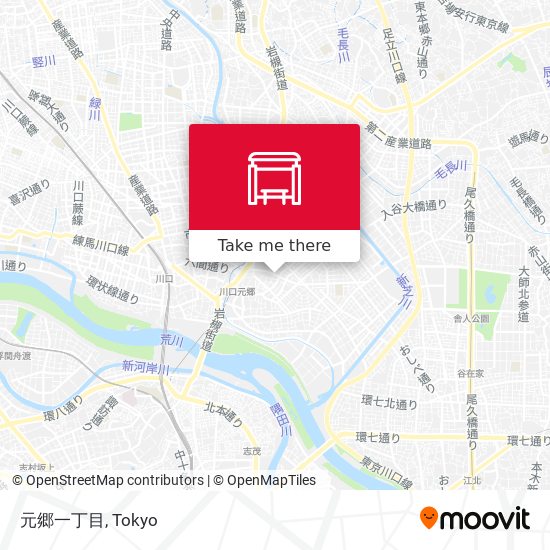 元郷一丁目 map