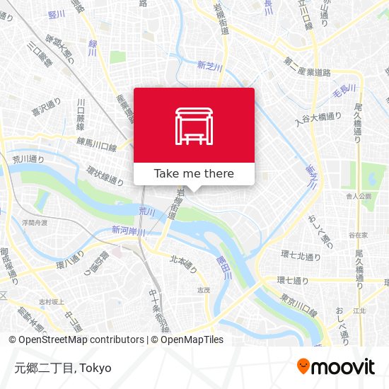 元郷二丁目 map