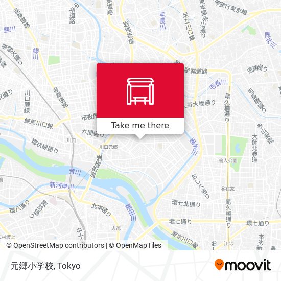 元郷小学校 map
