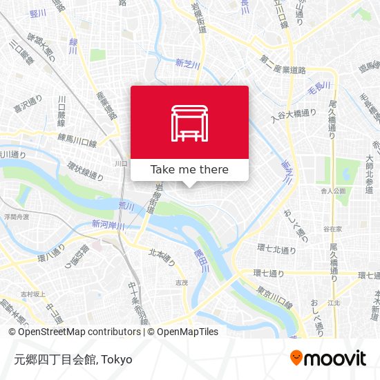 元郷四丁目会館 map