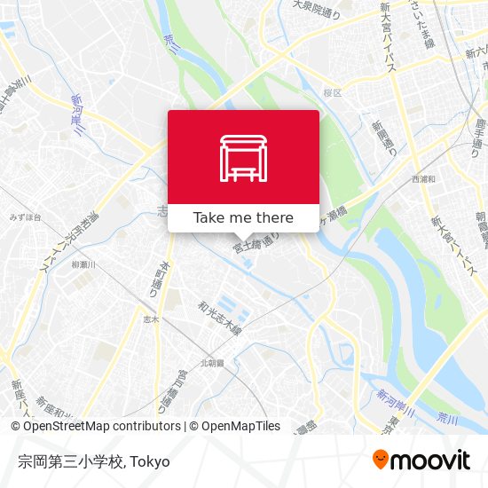 宗岡第三小学校 map