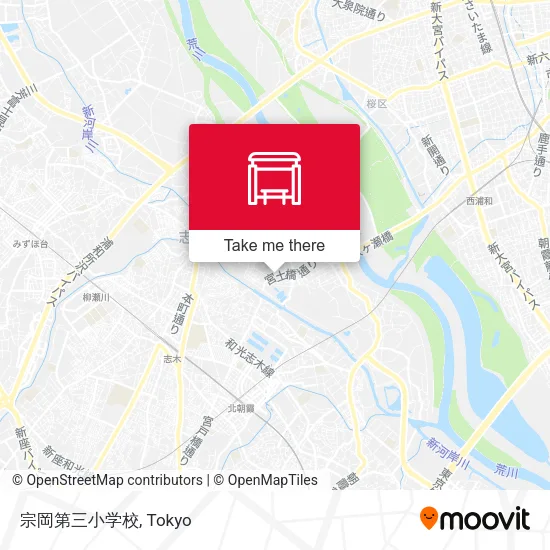 宗岡第三小学校 map