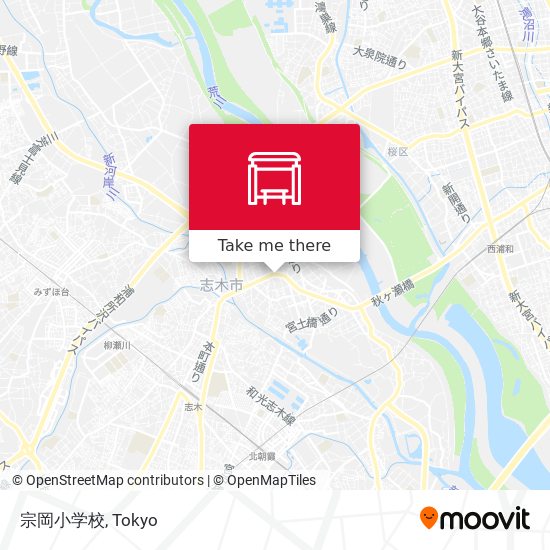 宗岡小学校 map