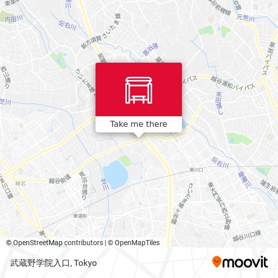 武蔵野学院入口 map