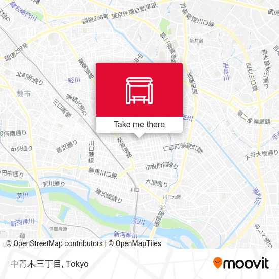 中青木三丁目 map