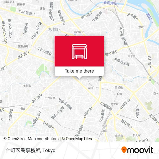 仲町区民事務所 map